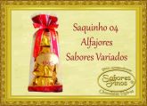 Alfajor Gourmet Saquinho 04 un. de 50g. - Sabores Variados