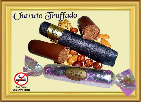 Charuto Truffado com Nozes e Avelã "PREMIUM" - 45g.