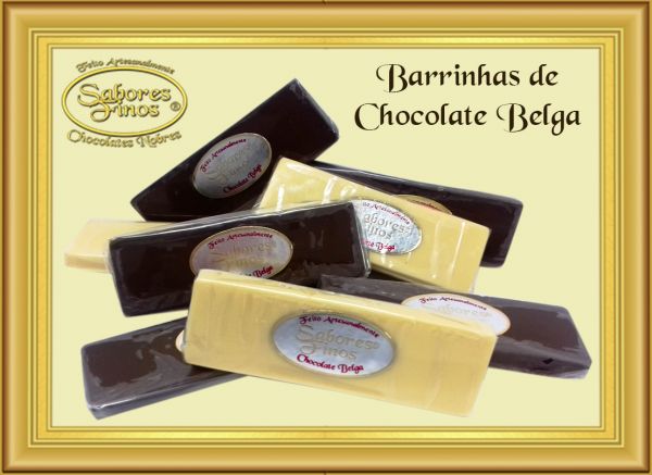 Barrinha Chocolate BELGA 20g.       (Ao Leite-Meio Amargo-Branco)