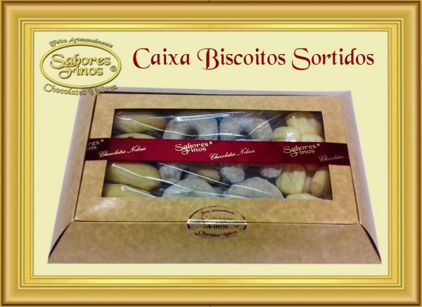 Caixa de Biscoitos Sortidos cx. 300g.